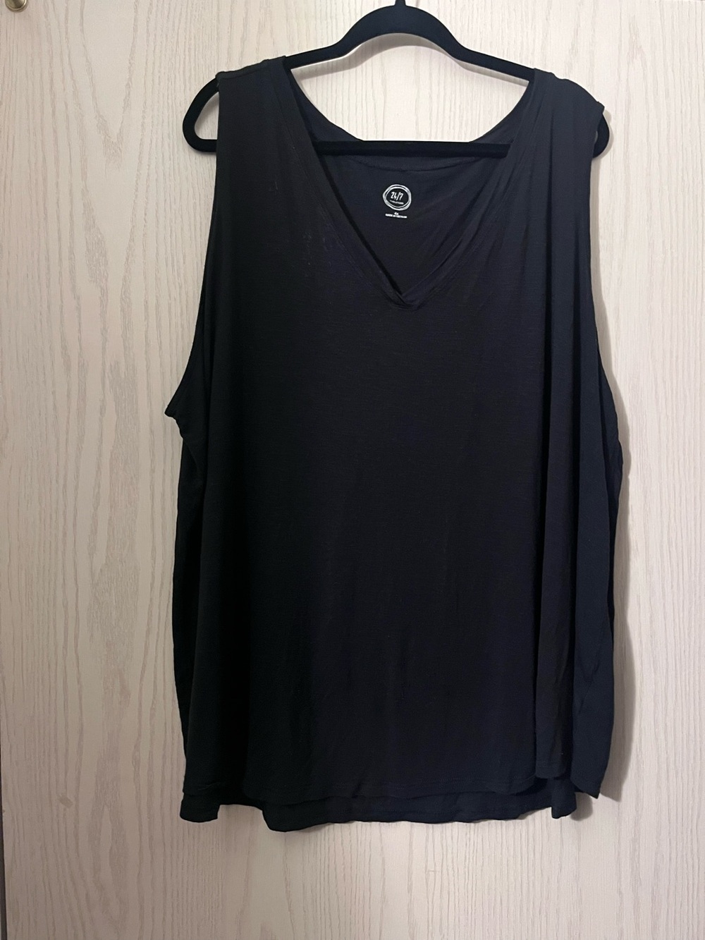 Maurices Black V-Neck Sleeveless Tank Top